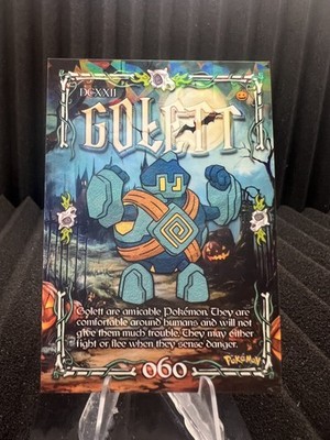 Golett #60 - Cracked Ice Holo - Prisma Trick or Treat Cards - Pokemon
