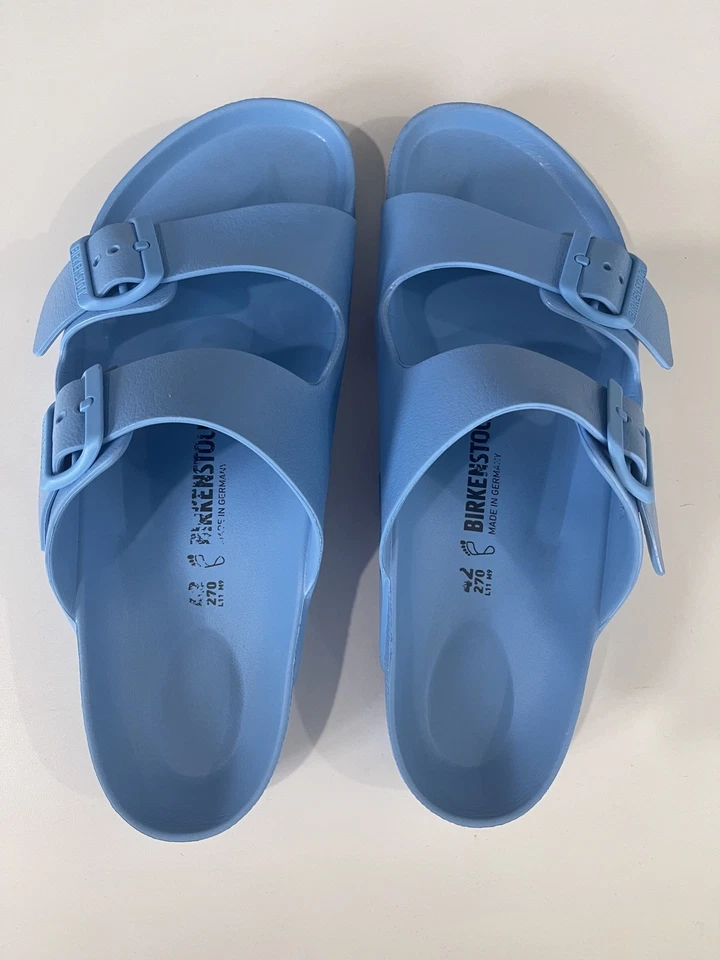 Sandalias Birkenstock Arizona EVA Unisex Azul Ligeras Impermeables Talla 42 Foto 4 de 4