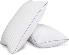 Pillows Queen Size Set of 2,Breathable Hotel Collection Bed Pillows for Sleeping