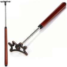 Covzoe Retractable Pool Bridge Stick, Billiard Stick with Brown