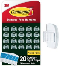20 pack of 3M Command Outdoor Light Clips 20 ...