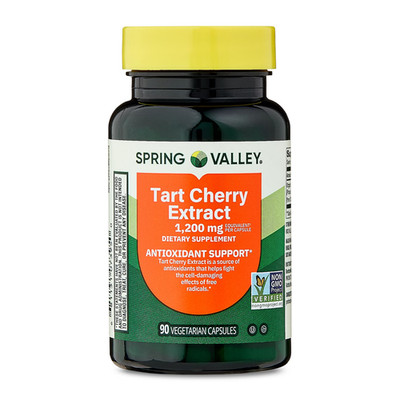 Spring Valley Tart Cherry Extract 1200 mg, Antioxidant Support, 90 Capsules