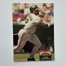 Topps 1992 Stadium Club Lloyd McClendon Rookie #302 Pittsburgh Pirates
