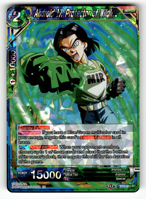 Android 17, Protector of Wildlife BT8-120 Foil Rare Malicious Machinations NM