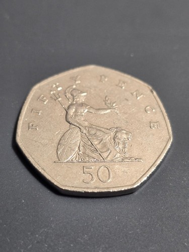 Circulated good condiitons 2008 Britannia 50p Coin Low Mintage