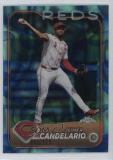 2024 Chrome Update Aqua & Blue Lava Lamp Refractor 85/175 Jeimer Candelario 03j5