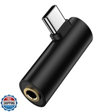 USB C to 3.5mm Headphone Jack Adapter for Samsung Galaxy A17 A16 A35 S25 Ultr