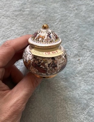 Vintage Venus Pallini Attiki Parfum Flakon mit Chanel No 5 voll 70er Sammlerstück