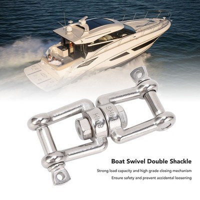 Professional Marine Swivel Shackle Conveniently For Ship Boat Yacht Stainle DELO