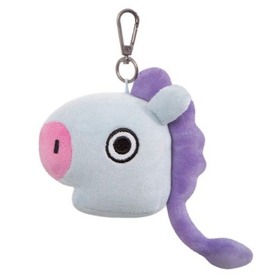 AURORA BT21 Official Merchandise, MANG Plush Key Clip, 61338, Purple,6 x 11 x 11