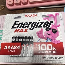 Energizer Max AAA Alkaline Batteries 24 Pack Exp. 12/2041 Factory Sealed