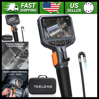 Teslong Two-Way Articulating Borescope Inspection Camera 5FT