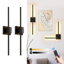 Battery Operated Wall Sconces Set of 2, 11