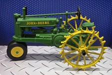 1/16 Ertl John Deere Model A Green Customized Diecast Tractor Steel Wheels