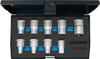 Gedore SteckschlüSselsatz TX 19 E-09 9 Teilig 1/2 Zoll E10-E24