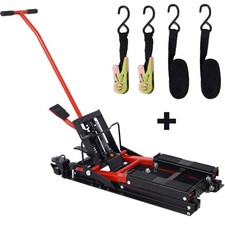 1500lbs Motorcycle Atv Hydraulic Scissor Lift Jack Stand Dirt Bike Stand