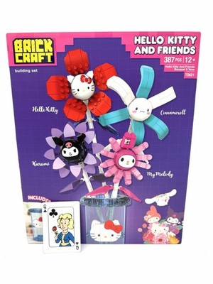 Brickcraft Hello Kitty Friends Bouquet Vase 387pc Set 72621 | eBay