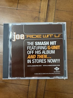 Joe feat. G-Unit - Ride Wit U (Advanced Single CD) 2004 Jive