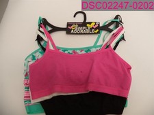 5 pk Girls Simply Adorable Bralettes Training Bras XL