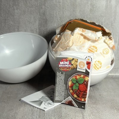 Zuru Mini Brands Create Master Chef Vegan Chocolate Mousse-Mint Unused W Ball 1J