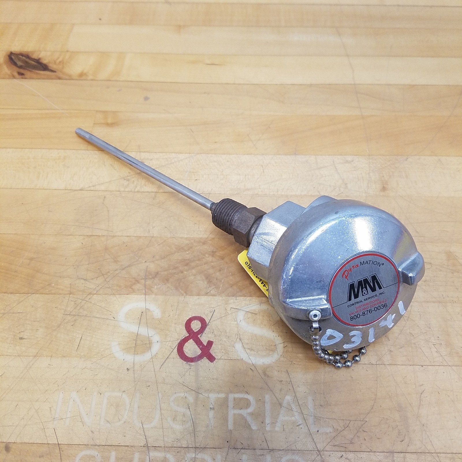 M&M Pyromation J48U-006-00-6HN31-T-441-1JU-S Temperature Probe Thermocouple