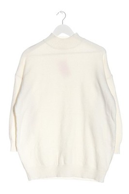 MAY Strickpullover Damen Pullover Gr. DE 42 wollweiß Elegant