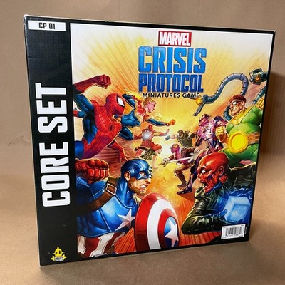 Marvel Crisis Protocol Miniatures Game Core Set New Unpunched Sealed In Open Box
