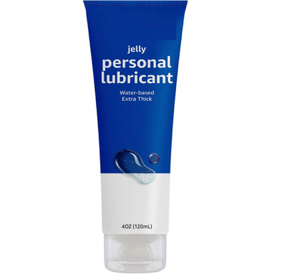 Jelly Water Based Lube, 4 Fluid Ounce, Extra Thick Gel Personal Lu