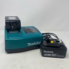 Makita 18V LXT BL1850B 5.0Ah 2 Batteries  DC18SC Charger Black/Teal