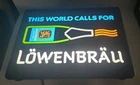 Vintage Lowenbrau Beer Lighted Sign