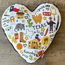 Callie Danielle - Love For Texas Pillow - Soft Canvas-14”