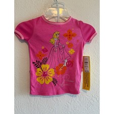 Disney Store Princess Aurora Sleeping Beauty Pink Pajama Set Girls Size 2 NWT