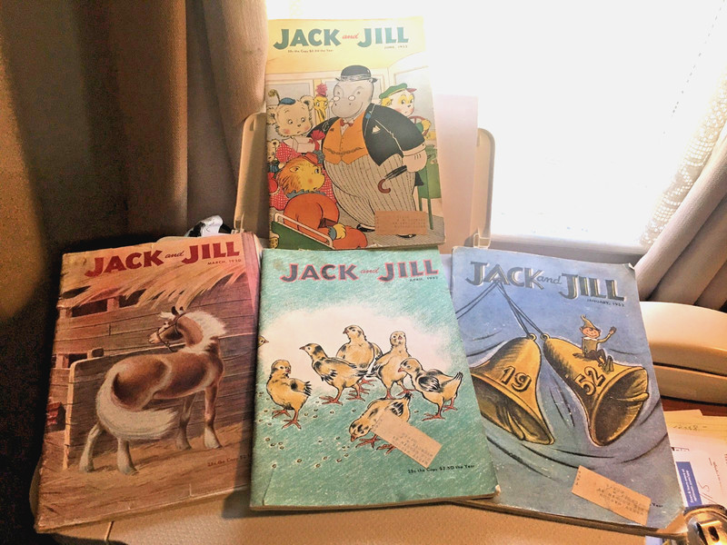 lot of 4 JACK and JILL 1952 Lot of 4 Magazines  used not abused