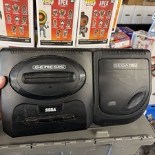 Sega CD MK-4102A Console with sega genesis console Untested