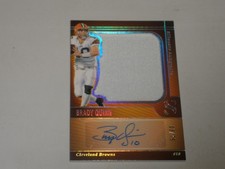 2025 Panini Silhouette Holo Silver Autograph Auto Jumbo Patch Brady Quinn 03/75
