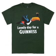 T-Shirt Guinness Lovely Day Toucan Hunter Vert (US, Alpha, Grand, Régulier,...