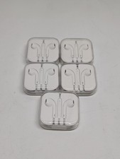 Lot of 5 Apple EarPods In Ear Canal Headsets - White MNHF2AM/A 