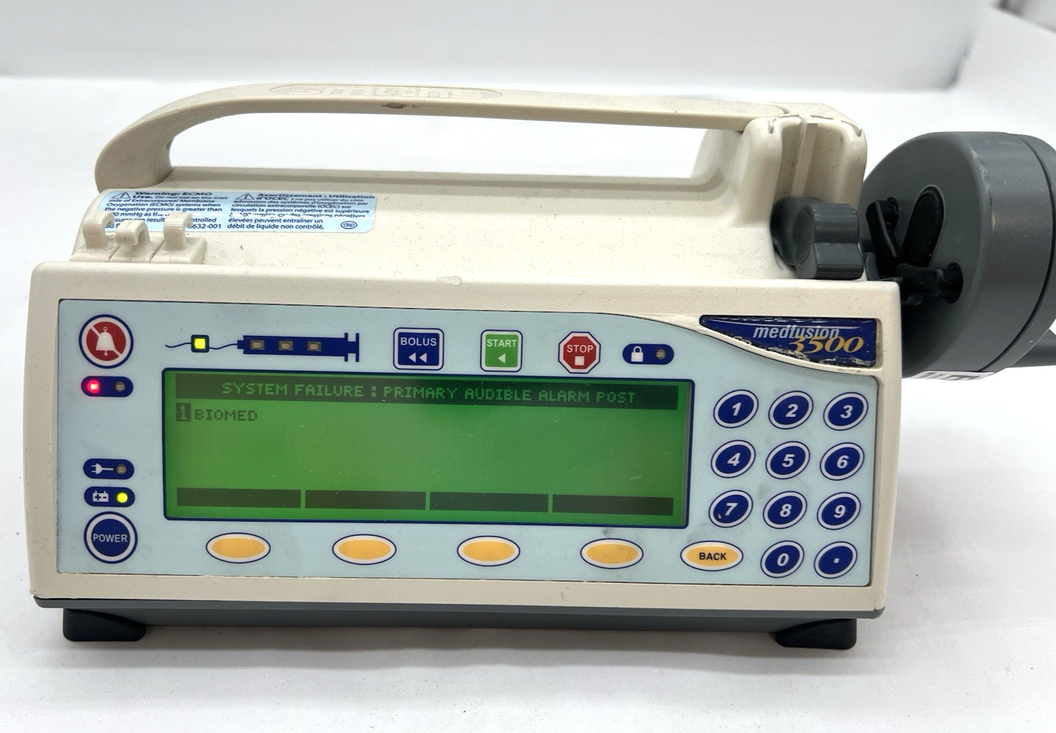 Medfusion 3500 Pump SW V5.0.0 (Parts Only -No Power Cable)