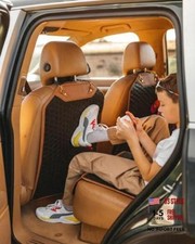 Kick Mat Back Seat Protector - Car Back Seat Cover for Kids Feet - Hexy