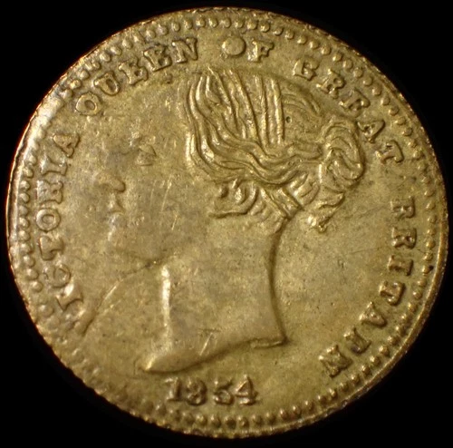 1854 Victoria Gold Half Sovereign — photo from the most recent tracked eBay sale