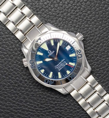 Omega Seamaster 300 2554.80 Blue Dial 2006 - 2 Jahre Garantie