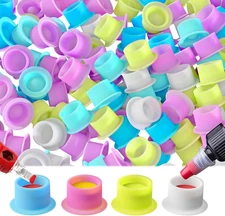 200pcs Disposable Silicone Tattoo Ink Cups for Pigment Mixing