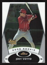2008 Topps Finest Joey Votto RC Rookie #143 Card. rookie card picture