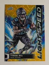 2025 Topps Chrome Tyreek Hill Light Speed Gold Sp 4850 Card Ls-30 Dolphins 2025 Topps Chrome Tyreek Hill Light Speed Gold Sp 4850 Card Ls-30 Dolphins