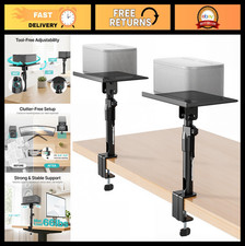 Heavy-Duty Clamp-On Speaker Stands - Adjustab...