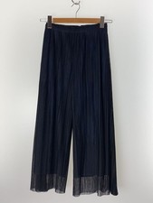 PLEATS PLEASE ISSEY MIYAKE Wide Pants Size 1 Black Polyester PP76-JF704 EK AIB