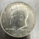 Uncirculated 1964 Philadelphia Mint 40% Silver Kennedy Half Dollar/ AU