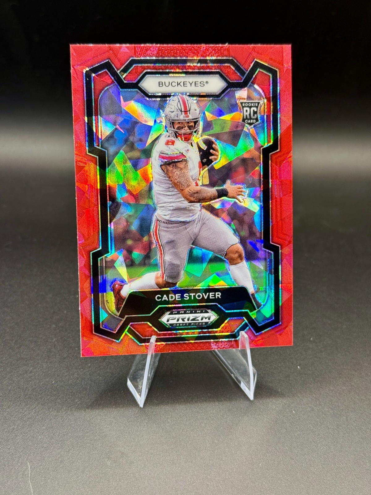 Cade Stover [Red Ice] #174 2024 Panini Prizm Draft Picks (RC)