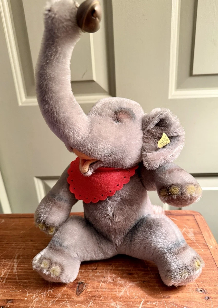 Steiff 085192 Éléphant En Peluche 21 Cm - Jamais Joué - Allemagne