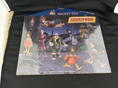 2000 Cavanagh DreamWorks Sealed Chicken Run Magnet Set